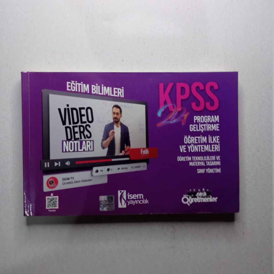 KPSS 2021 Eğitim Bilimleri Program Geliştirme Öğretim İlke ve Yöntemleri