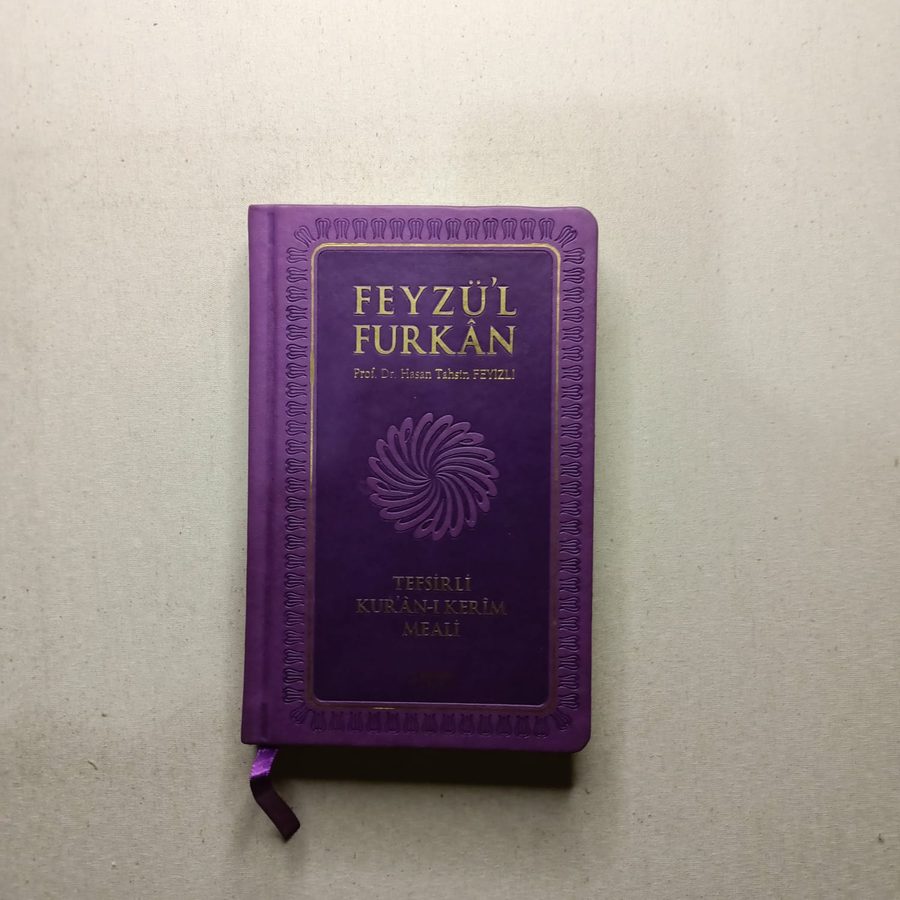 Feyzü'l Furkan Tefsirli Kur'an-ı Kerim Meali (Cep Boy - Ciltli)